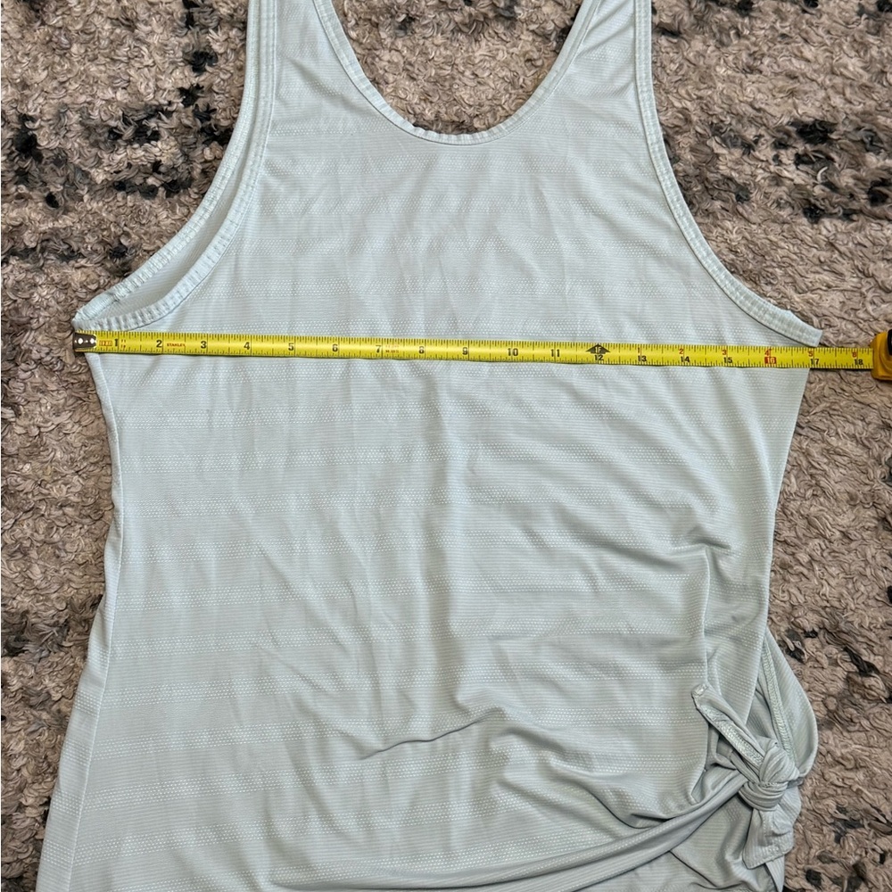 Athleta Light Blue Max Out  Tank Top - Picture 4 of 7